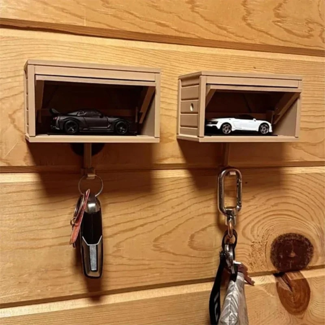 TidyHooks™ Garage Key Holder